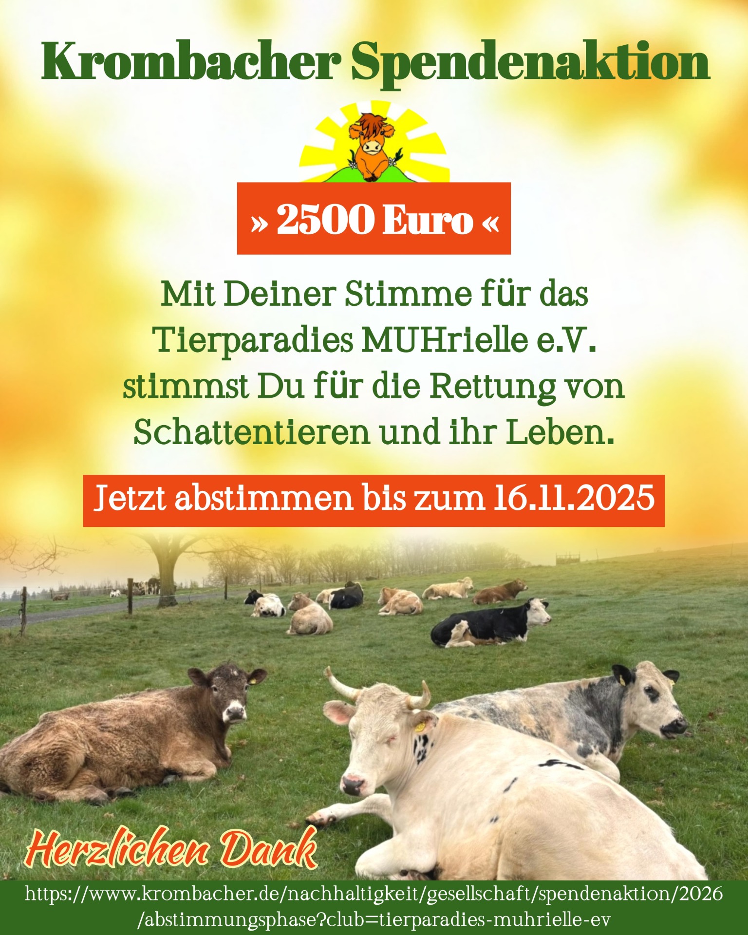 Jetzt für MUHrielle abstimmen!